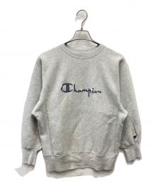 Champion REVERSE WEAVE（チャンピオン リバース ウィーブ）の古着「90s 刺繍スウェット」｜グレー