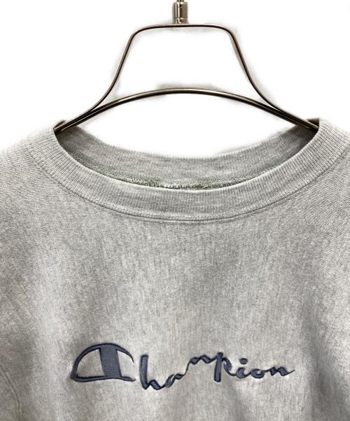 Champion REVERSE WEAVE（チャンピオン リバース ウィーブ）Champion REVERSE WEAVE (チャンピオン リバース ウィーブ) 90s 刺繍スウェット グレー サイズ:Ｍの古着・服飾アイテム