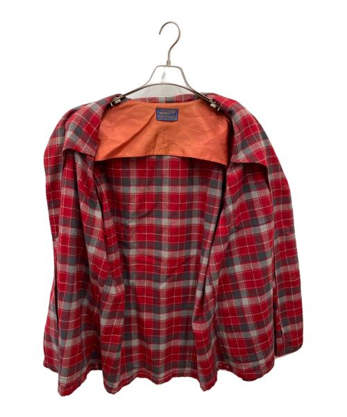 PENDLETON（ペンドルトン）PENDLETON (ペンドルトン) 50s ウールテーラードジャケット レッド サイズ:Mの古着・服飾アイテム