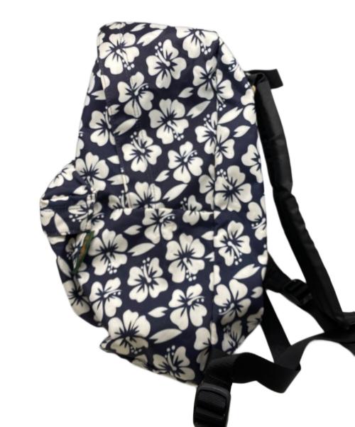 Herve Chapelier（エルベシャプリエ）Herve Chapelier (エルベシャプリエ) 978 花柄リュック バックパック ホワイト×ネイビーの古着・服飾アイテム