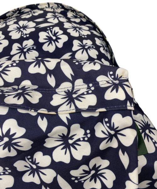 Herve Chapelier（エルベシャプリエ）Herve Chapelier (エルベシャプリエ) 978 花柄リュック バックパック ホワイト×ネイビーの古着・服飾アイテム