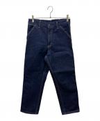 Carhartt WIPカーハート ワーク イン プログレス）の古着「SINGLE KNEE PANT デニムパンツ」｜インディゴ