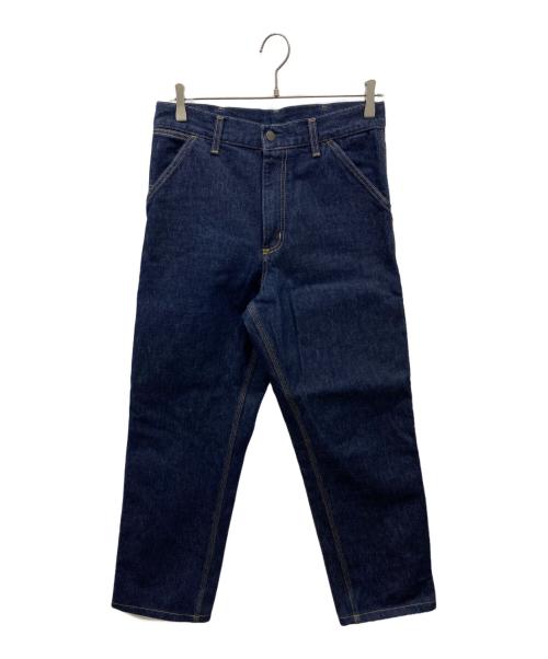 Carhartt WIP（カーハート ワーク イン プログレス）CARHARTT WIP (カーハート ワーク イン プログレス) SINGLE KNEE PANT デニムパンツ インディゴ サイズ:W28×L32の古着・服飾アイテム