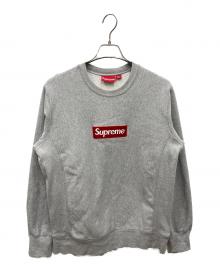 SUPREME（シュプリーム）の古着「15AW Box Logo Crewneck ボックスロゴクルーネックスウェット」｜グレー