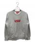 SUPREME（シュプリーム）の古着「15AW Box Logo Crewneck ボックスロゴクルーネックスウェット」｜グレー