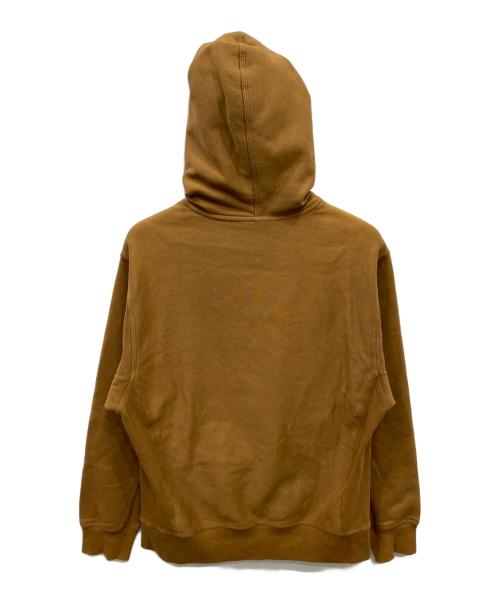 Carhartt WIP（カーハート ワーク イン プログレス）Carhartt WIP (カーハート ワーク イン プログレス) HOODED AMERICAN SCRIPT SWEATSHIRT アメリカンスクリプト パーカー ブラウン サイズ:Sの古着・服飾アイテム