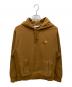 Carhartt WIP（カーハート ワーク イン プログレス）の古着「HOODED AMERICAN SCRIPT SWEATSHIRT アメリカンスクリプト パーカー」｜ブラウン