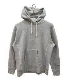 Champion REVERSE WEAVE（チャンピオン リバース ウィーブ）の古着「パーカー」｜グレー