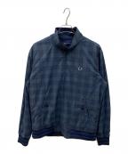 FRED PERRYフレッドペリー）の古着「HARRINGTON JACKET」｜グリーン×ネイビー
