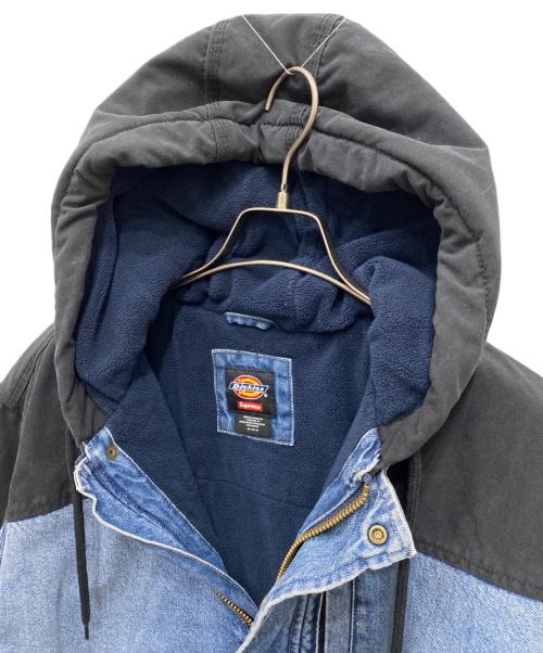SUPREME（シュプリーム）SUPREME (シュプリーム) Dickies (ディッキーズ) 25AW Dickies Cordura Hooded Work Jacket インディゴ×ブラック サイズ:Mの古着・服飾アイテム