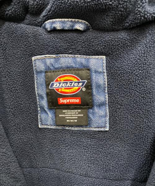 SUPREME（シュプリーム）SUPREME (シュプリーム) Dickies (ディッキーズ) 25AW Dickies Cordura Hooded Work Jacket インディゴ×ブラック サイズ:Mの古着・服飾アイテム