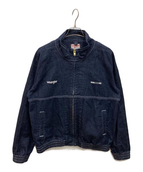 WIND AND SEA（ウィンダンシー）WIND AND SEA (ウィンダンシー) Wrangler (ラングラー) DENIM TRACK JACKET インディゴ サイズ:Lの古着・服飾アイテム