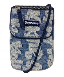 SUPREME（シュプリーム）の古着「22SS Jacquard Denim Neck Pouch ジャガードデニムネックポーチ ショルダーバッグ」｜インディゴ