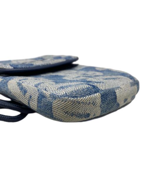 SUPREME（シュプリーム）SUPREME (シュプリーム) 22SS Jacquard Denim Neck Pouch ジャガードデニムネックポーチ ショルダーバッグ インディゴの古着・服飾アイテム