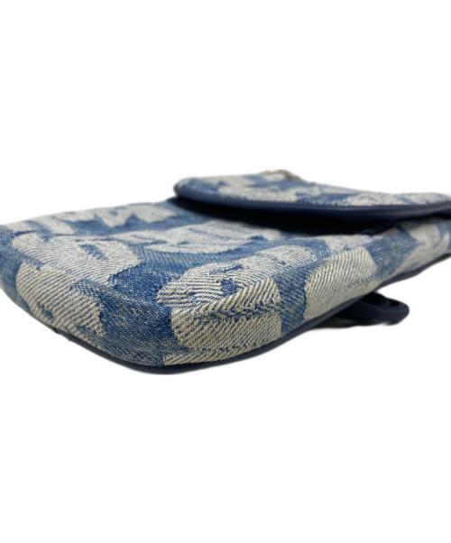 SUPREME（シュプリーム）SUPREME (シュプリーム) 22SS Jacquard Denim Neck Pouch ジャガードデニムネックポーチ ショルダーバッグ インディゴの古着・服飾アイテム