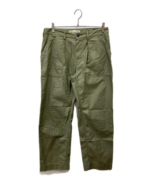 UNITED ARROWS（ユナイテッドアローズ）UNITED ARROWS (ユナイテッドアローズ) ファティーグパンツ グリーン サイズ:Lの古着・服飾アイテム