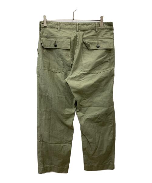 UNITED ARROWS（ユナイテッドアローズ）UNITED ARROWS (ユナイテッドアローズ) ファティーグパンツ グリーン サイズ:Lの古着・服飾アイテム