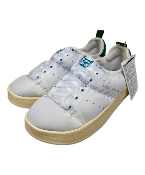 adidas（アディダス）adidas (アディダス) Puffylette ホワイト×グリーン サイズ:27.5㎝の古着・服飾アイテム