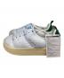 adidas (アディダス) Puffylette ホワイト×グリーン サイズ:27.5㎝：10000円