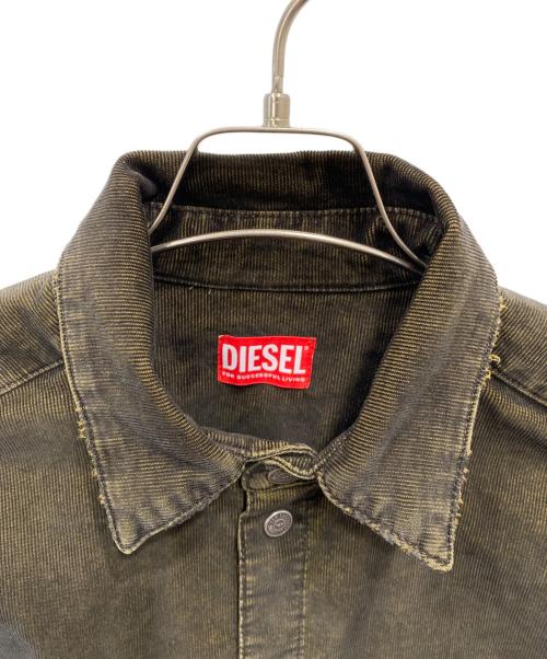 DIESEL（ディーゼル）DIESEL (ディーゼル) D-SIMPLY-OVERシャツ オリーブ サイズ:XSの古着・服飾アイテム