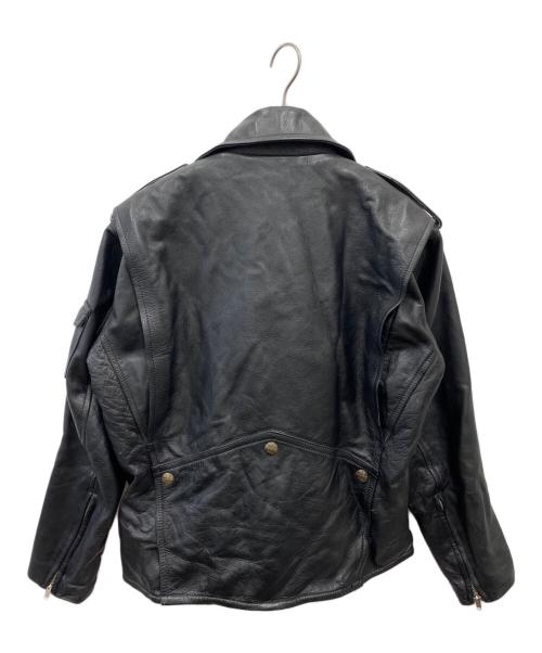 komine（コミネ）komine (コミネ) レザージャケット ブラック サイズ:XLの古着・服飾アイテム