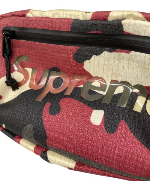 SUPREME（シュプリーム）Supreme (シュプリーム) 21SS Waist Bag Camo レッドの古着・服飾アイテム