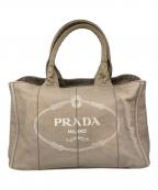 PRADAプラダ）の古着「カナパ キャンバストートバッグ」｜ベージュ