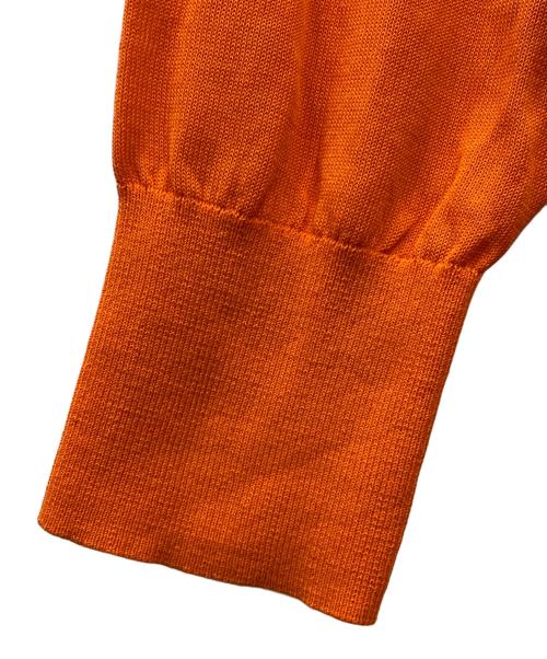 Spick and Span（スピック＆スパン）Spick and Span (スピック＆スパン) ICE FINE Vネックカーディガン オレンジ サイズ:FREEの古着・服飾アイテム