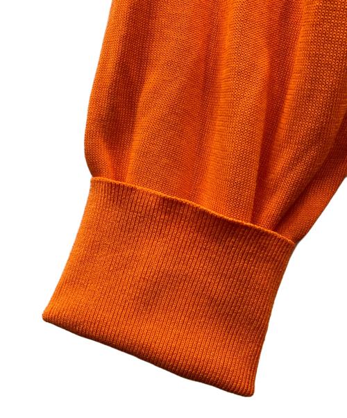 Spick and Span（スピック＆スパン）Spick and Span (スピック＆スパン) ICE FINE Vネックカーディガン オレンジ サイズ:FREEの古着・服飾アイテム