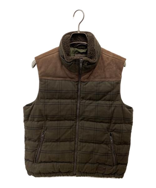 COACH（コーチ）COACH (コーチ) ダウンベスト ブラウン サイズ:Sの古着・服飾アイテム