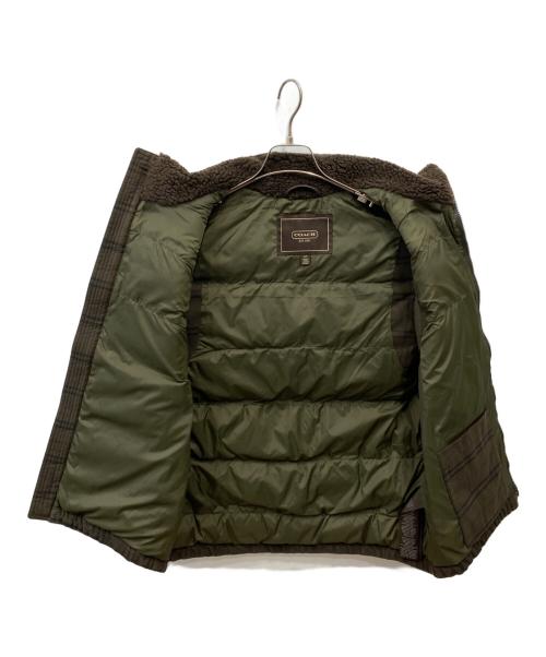 COACH（コーチ）COACH (コーチ) ダウンベスト ブラウン サイズ:Sの古着・服飾アイテム