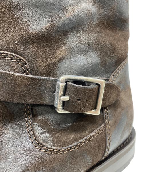JIMMY CHOO（ジミーチュウ）JIMMY CHOO (ジミーチュウ) スウェードエンジニアブーツ ブラウン サイズ:SIZE 42の古着・服飾アイテム