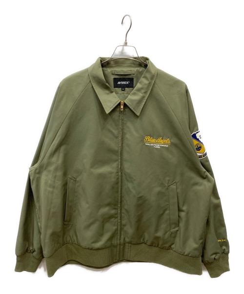 AVIREX（アヴィレックス）AVIREX (アヴィレックス) ブルゾン カーキ サイズ:3Lの古着・服飾アイテム