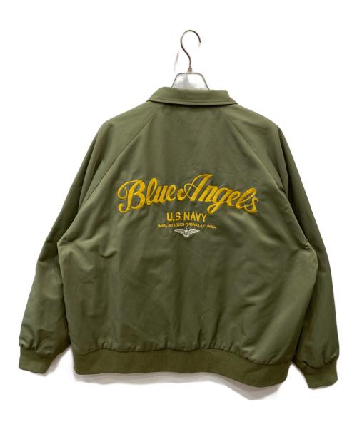 AVIREX（アヴィレックス）AVIREX (アヴィレックス) ブルゾン カーキ サイズ:3Lの古着・服飾アイテム