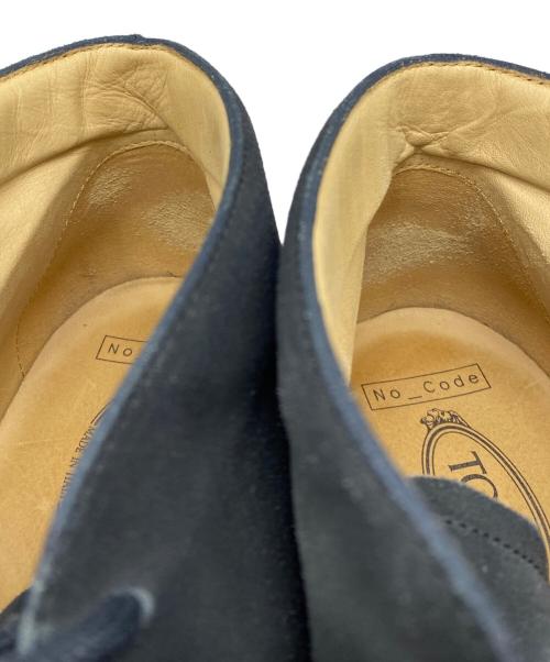 TOD'S（トッズ）TOD'S (トッズ) チャッカーブーツ ネイビー×ブラウン サイズ:6 1/2の古着・服飾アイテム