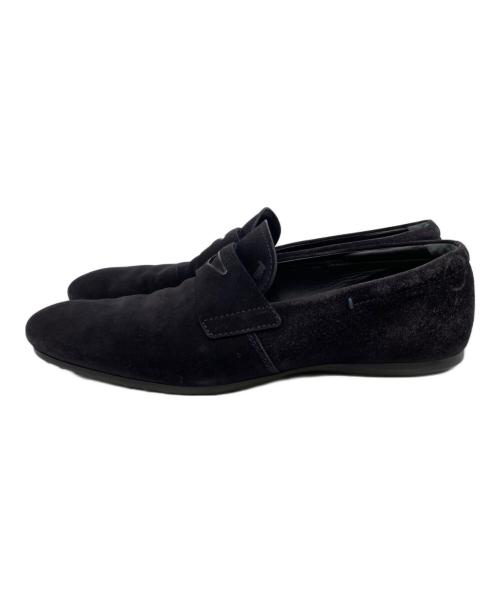 TOD'S（トッズ）TOD'S (トッズ) スウェードローファー ネイビー サイズ:7の古着・服飾アイテム