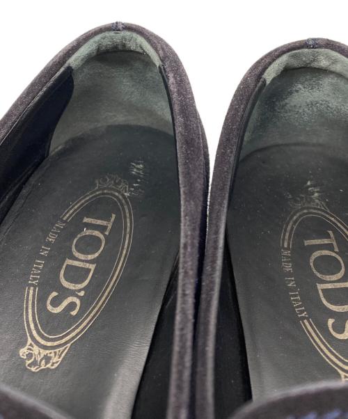 TOD'S（トッズ）TOD'S (トッズ) スウェードローファー ネイビー サイズ:7の古着・服飾アイテム