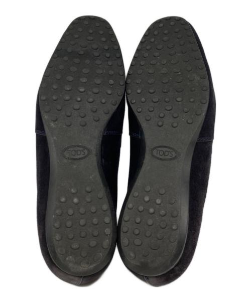 TOD'S（トッズ）TOD'S (トッズ) スウェードローファー ネイビー サイズ:7の古着・服飾アイテム