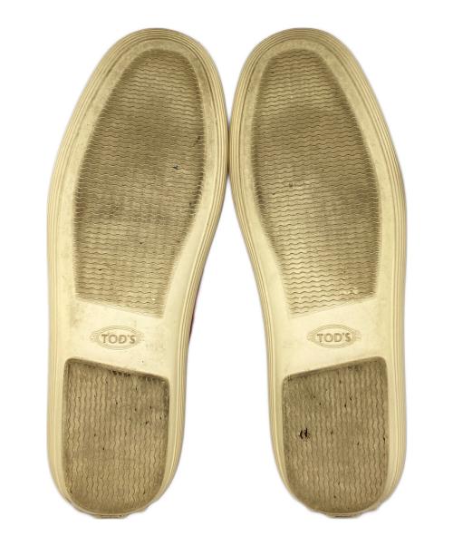 TOD'S（トッズ）TOD'S (トッズ) デッキシューズ レッド サイズ:7の古着・服飾アイテム