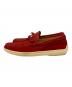 TOD'S (トッズ) デッキシューズ レッド サイズ:7：8000円