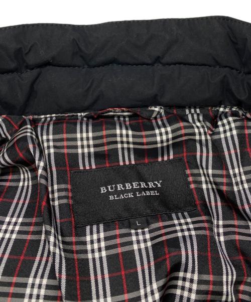 BURBERRY BLACK LABEL（バーバリーブラックレーベル）BURBERRY BLACK LABEL (バーバリーブラックレーベル) ダウンジャケット ブラック サイズ:Lの古着・服飾アイテム