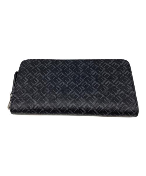 dunhill（ダンヒル）dunhill (ダンヒル) ジップアラウンドロングウォレット ブラックの古着・服飾アイテム