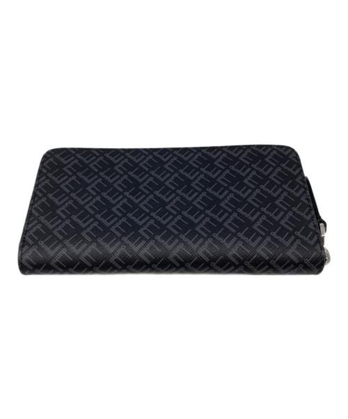 dunhill（ダンヒル）dunhill (ダンヒル) ジップアラウンドロングウォレット ブラックの古着・服飾アイテム
