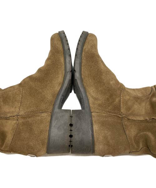 UGG（アグ）UGG (アグ) サイドジップムートンロングブーツ ベージュ サイズ:25の古着・服飾アイテム