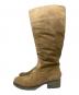 UGG (アグ) サイドジップムートンロングブーツ ベージュ サイズ:25：6000円