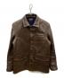 COLIMBO（コリンボ）の古着「STOCKMANS' LEATHER COAT -30's ストックマンズレザーコート ジャケット」｜ブラウン
