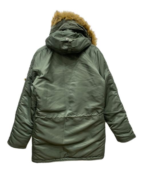 ALPHA INDUSTRIES（アルファインダストリーズ）ALPHA INDUSTRIES (アルファインダストリーズ) N‐3Bジャケット グリーン サイズ:Mの古着・服飾アイテム