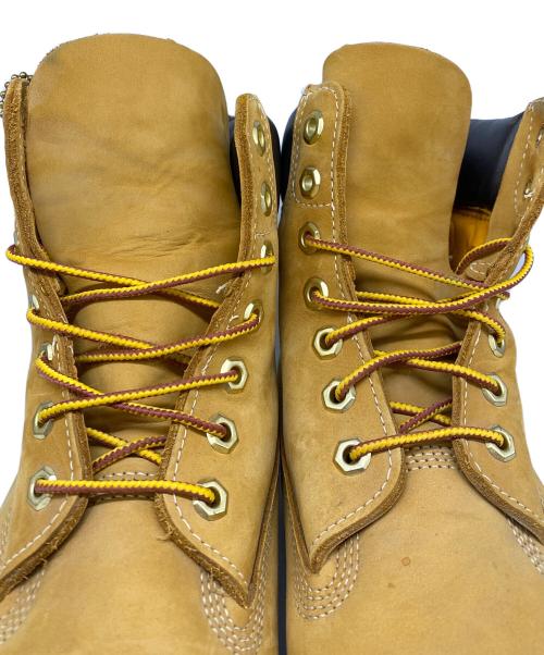 Timberland（ティンバーランド）Timberland (ティンバーランド) 6インチプレミアムウォータープルーフブーツ ベージュ サイズ:9.5の古着・服飾アイテム