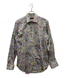 ETRO（エトロ）の古着「総柄シャツ」｜グレー