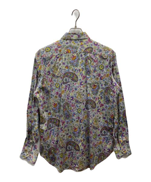 ETRO（エトロ）ETRO (エトロ) 総柄シャツ グレー サイズ:Lの古着・服飾アイテム